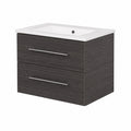 Waschtischunterschrank – 62,2 × 15,1 × 48 cm, hängend, Anthrazit