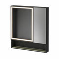 Spiegelschrank – 75 × 88 × 13 cm, aus Aluminium, für Badezimmer
