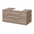 Waschtischunterschrank – 110 × 41 × 50 cm, Braun