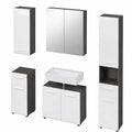 Waschbeckenunterschrank – 150 × 182 × 31 cm, Grau