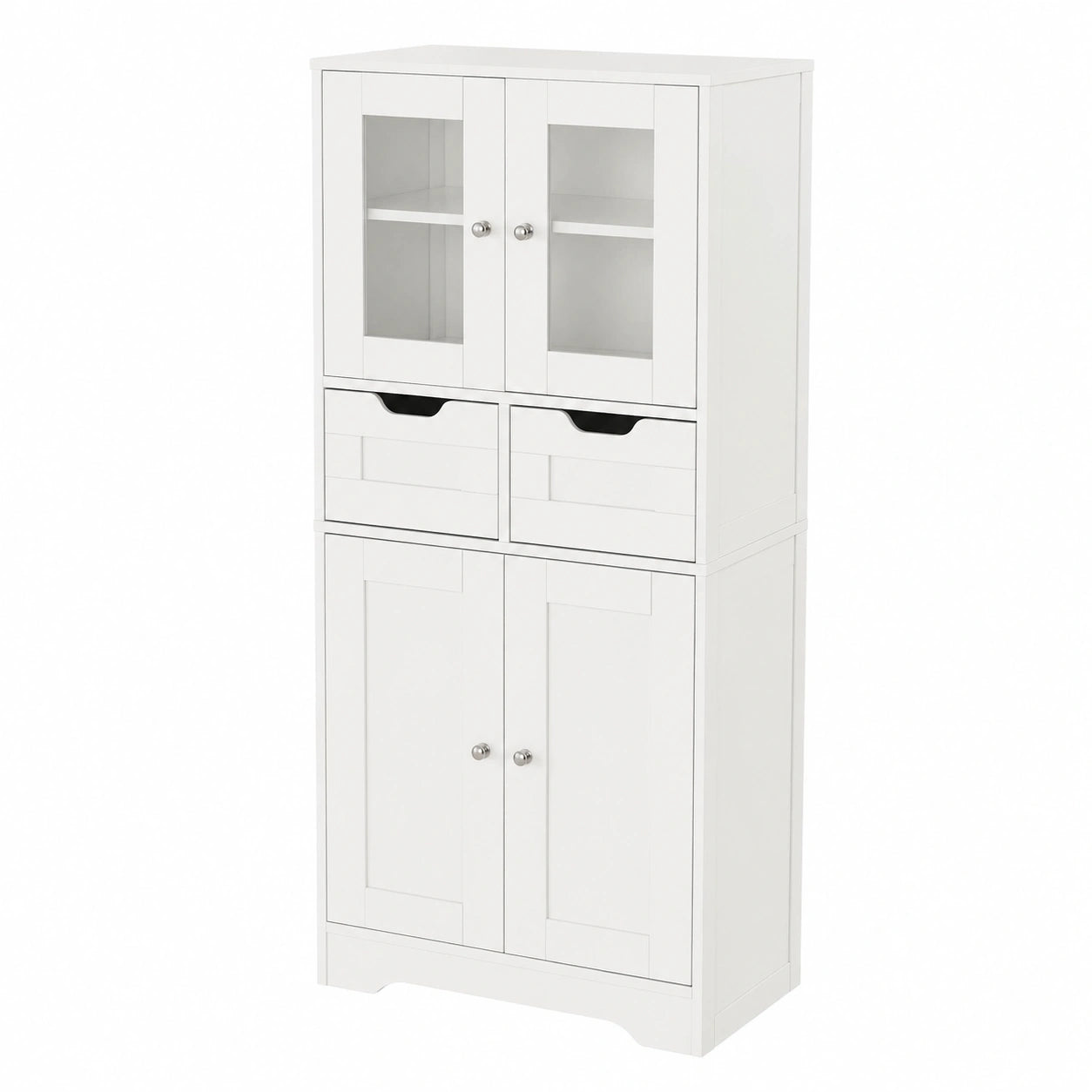 Badschrank – 60 × 30 × 128 cm, für Flur und Badezimmer