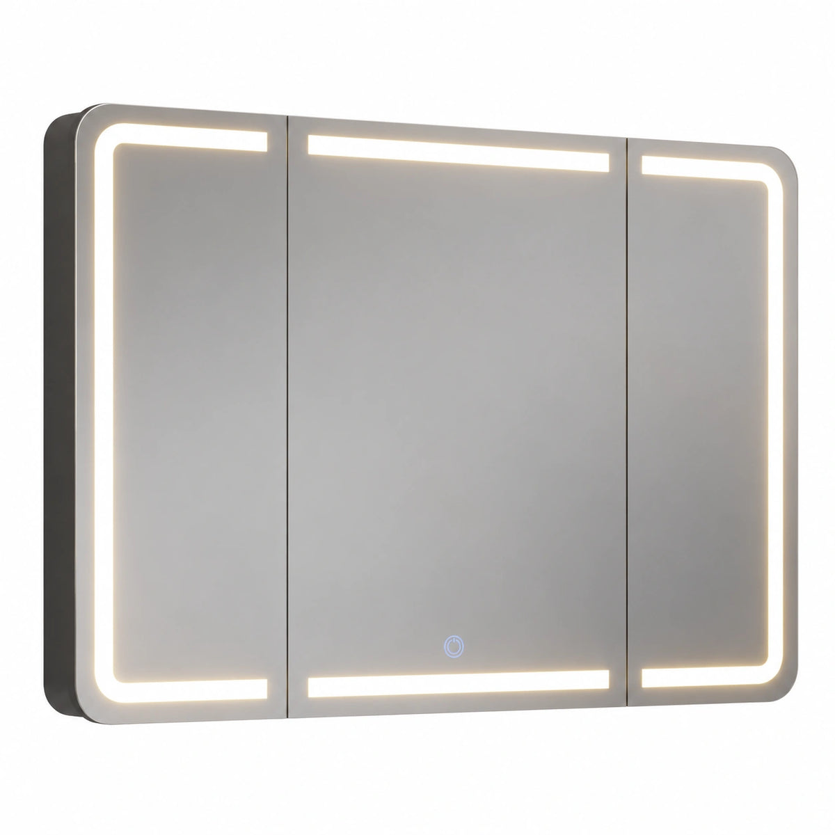 Spiegelschrank – 80 cm, mit LED-Beleuchtung, für Badezimmer