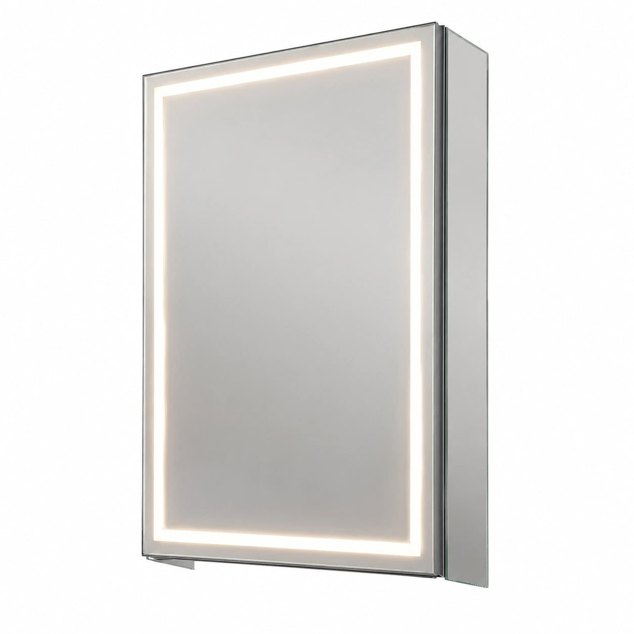 Spiegelschrank – 50 × 70 cm, mit LED-Beleuchtung, für Badezimmer